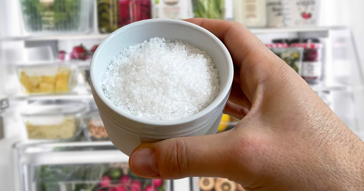 Ecco perché dovresti iniziare a mettere il sale in frigo