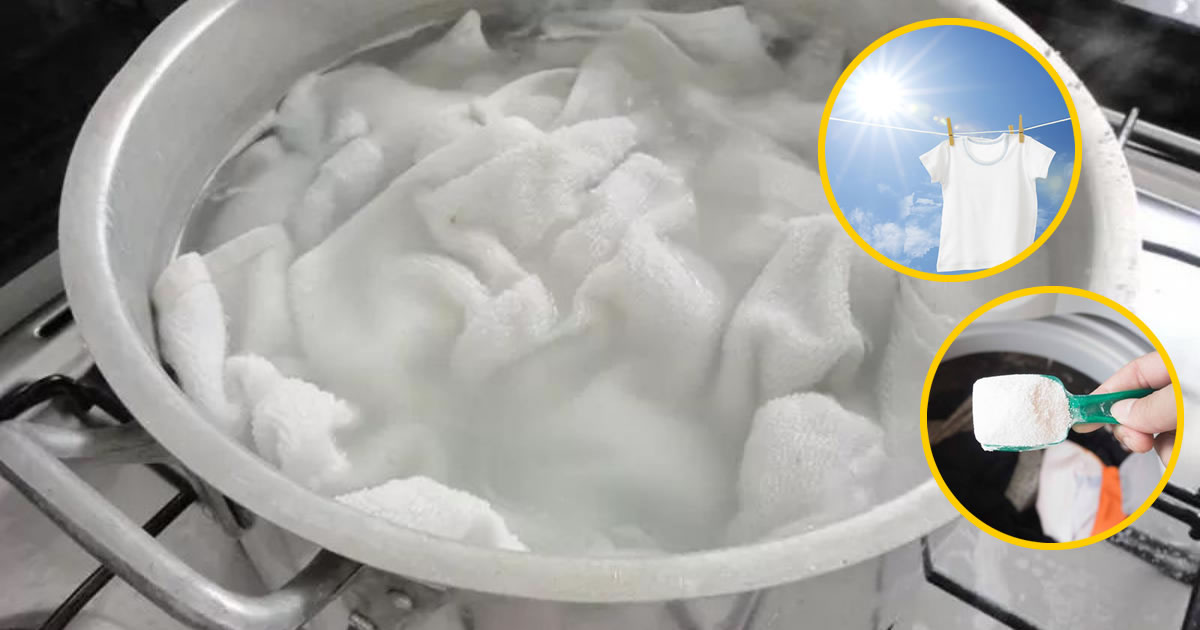 Come candeggiare il bucato e rimuovere le vecchie macchie gialle