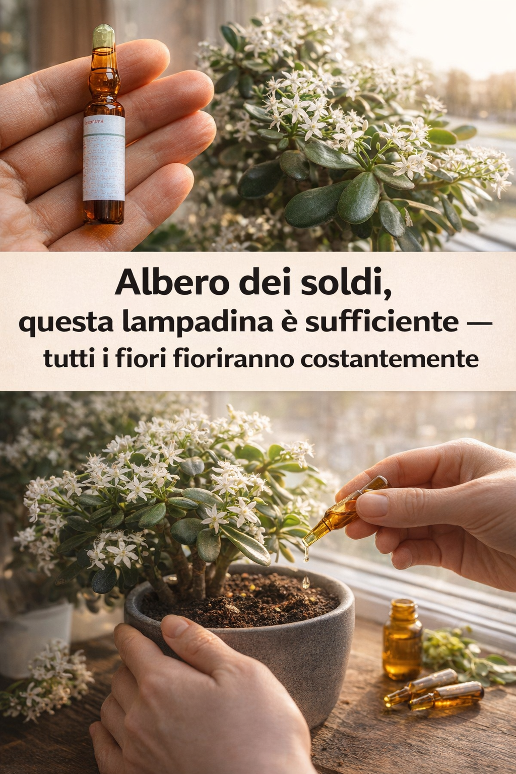 Albero dei soldi, questa lampadina è sufficiente – tutti i fiori fioriranno costantemente