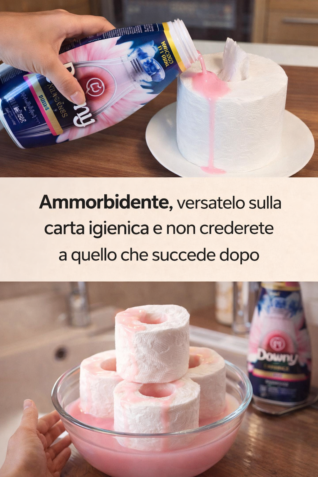 Ammorbidente, versatelo sulla carta igienica e non crederete a quello che succede dopo