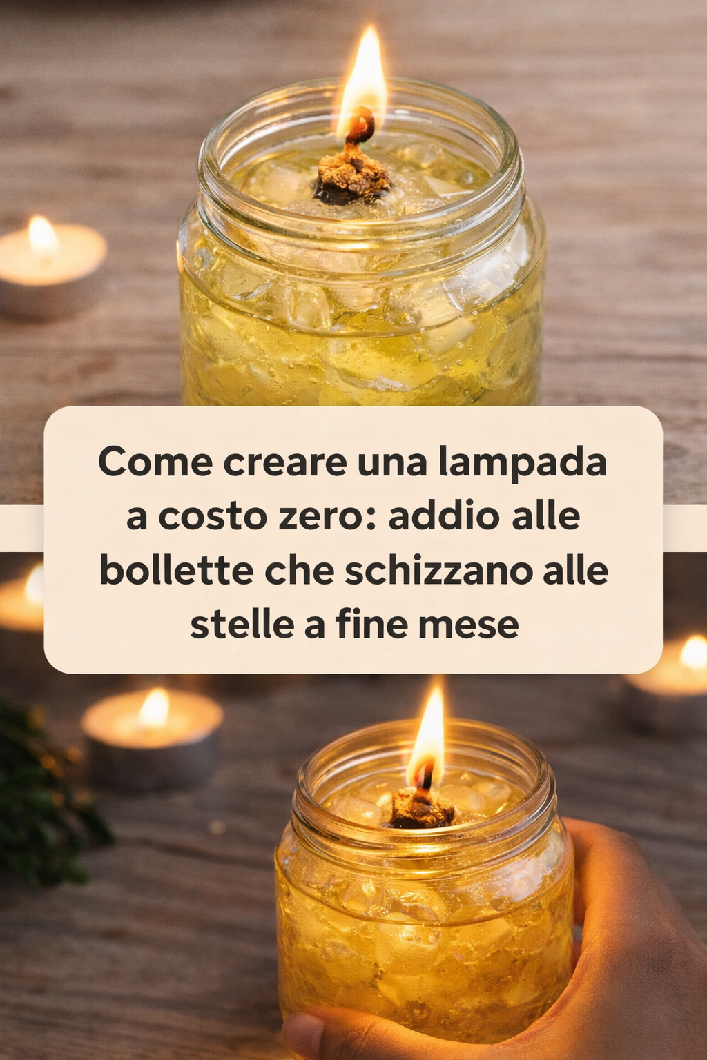 Come creare una lampada a costo zero: addio alle bollette che schizzano alle stelle a fine mese