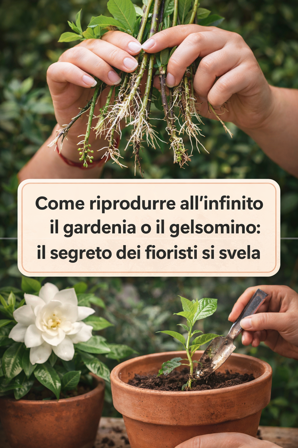 Come riprodurre all’infinito il gardenia o il gelsomino: il segreto dei fioristi si svela