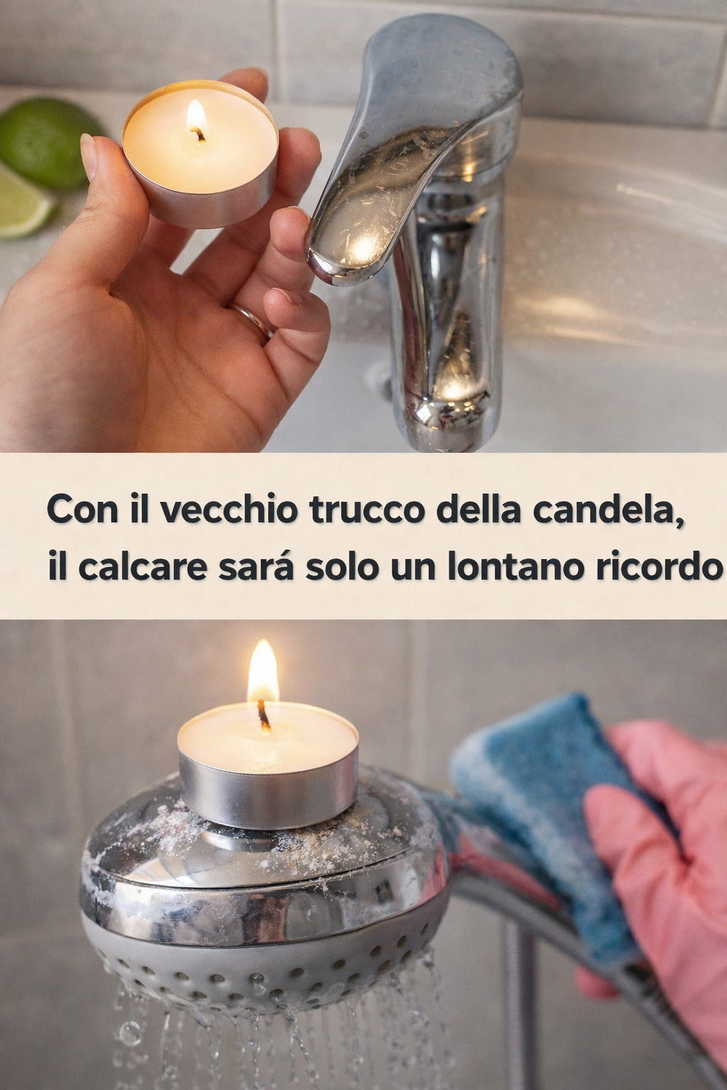 Con il vecchio trucco della candela, il lime sarà solo un lontano ricordo