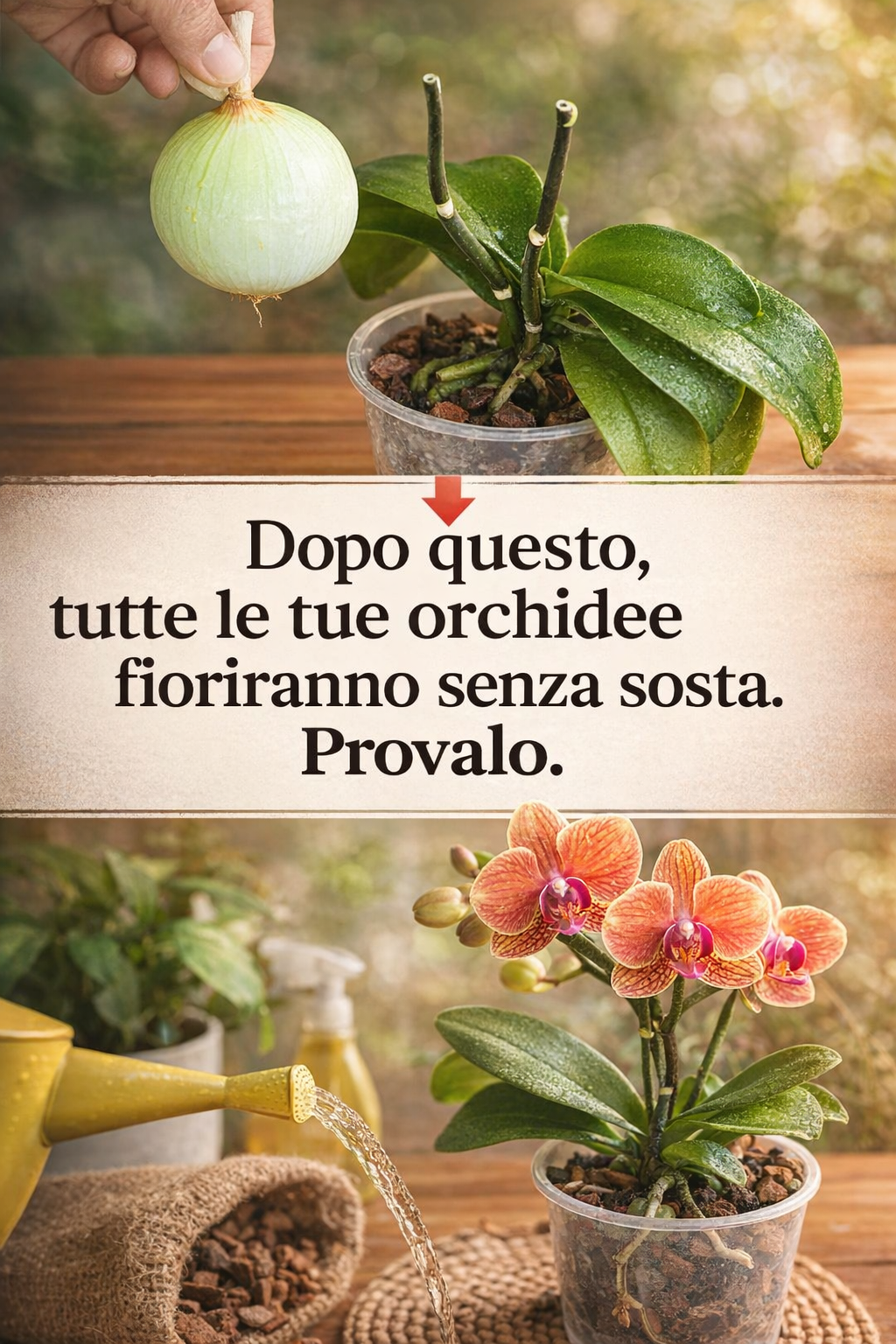 Dopo questo, tutte le tue orchidee fioriranno senza sosta. Provalo.