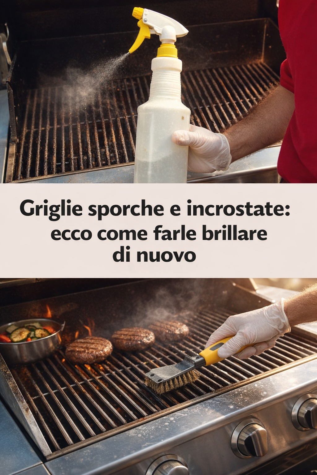 Griglie sporche e incrostate: ecco come farle brillare di nuovo