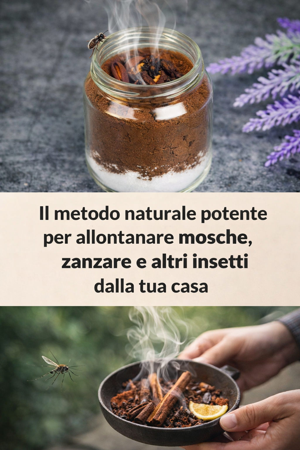 Il metodo naturale potente per allontanare mosche, zanzare e altri insetti dalla tua casa