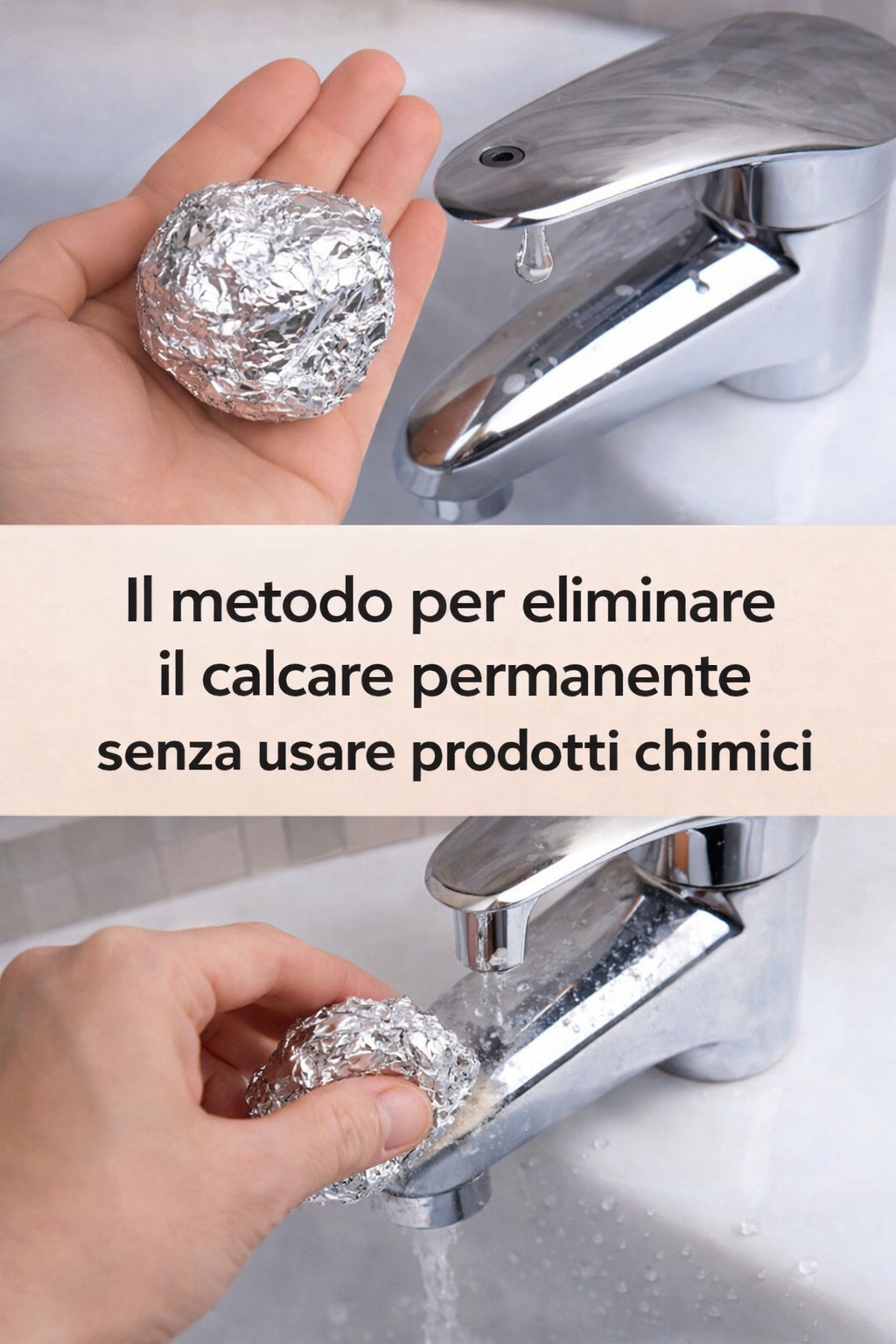 Il metodo per eliminare il calore permanente senza usare prodotti chimici
