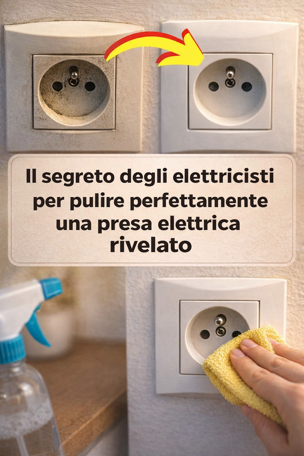 Il segreto degli elettricisti per pulire perfettamente una presa elettrica rivelato