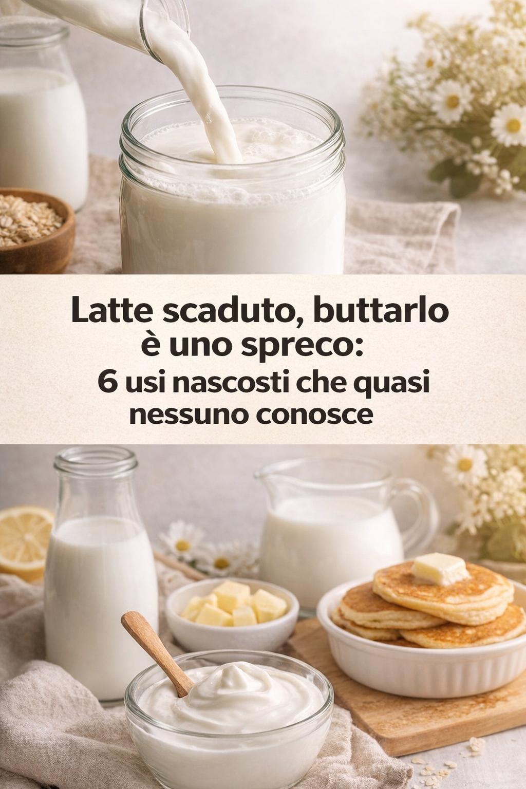 Latte scaduto, buttarlo è uno spreco: 6 usi nascosti che quasi nessuno conosce