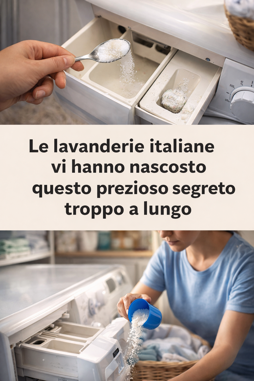 Le lavanderie italiane vi hanno nascosto questo prezioso segreto troppo a lungo