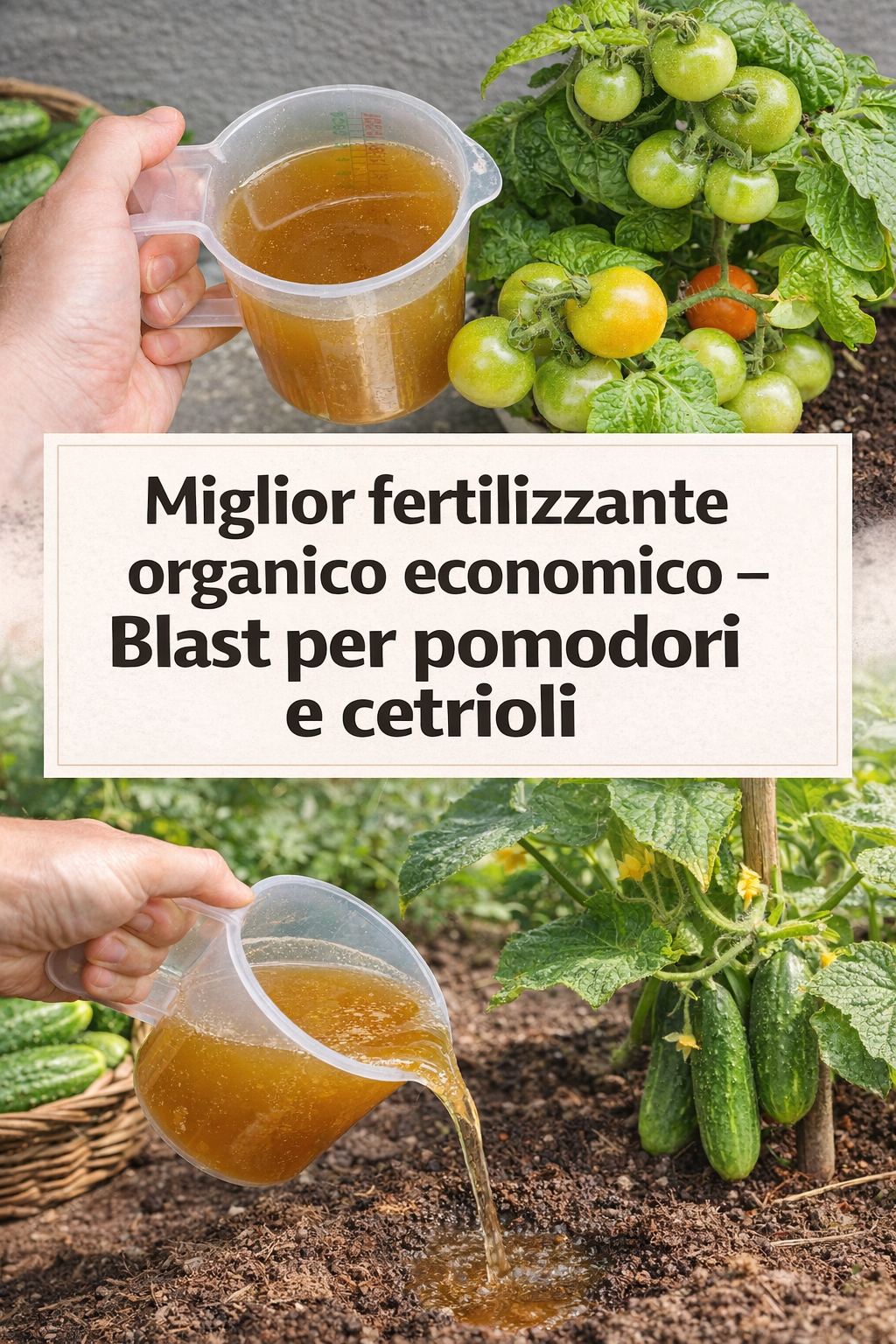 Miglior fertilizzante organico economico – Blast per pomodori e cetrioli