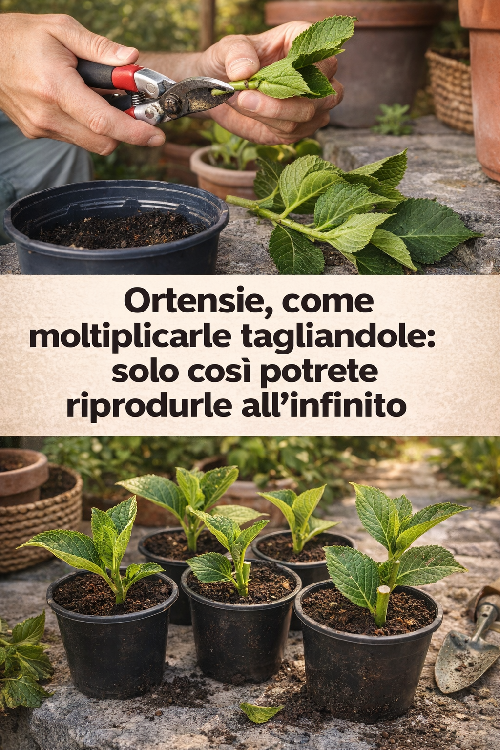 Ortensie, come moltiplicarle tagliandole: solo così potrete riprodurle all’infinito