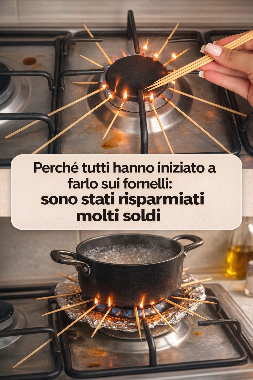 Perché tutti hanno iniziato a farlo sui fornelli: sono stati risparmiati molti soldi