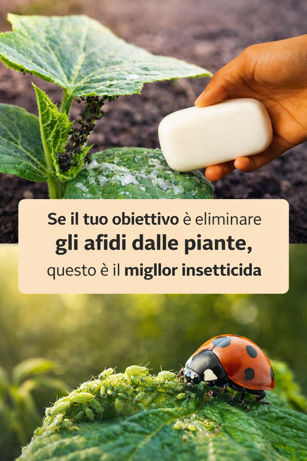 Se il tuo obiettivo è eliminare gli afidi dalle piante, questo è il miglior insettoicide