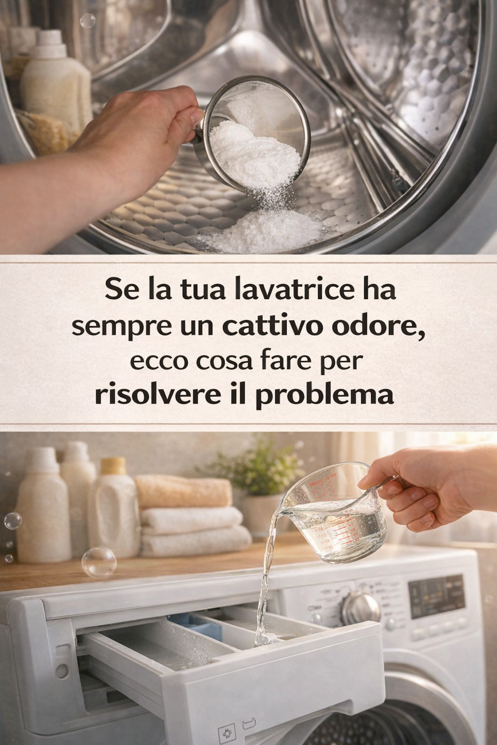 Se la tua lavatrice ha sempre un cattivo odore, ecco cosa fare per risolvere il problema