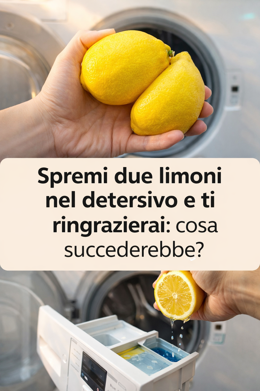 Spremi due limoni nel detersivo e ti ringrazierai: cosa succederebbe?