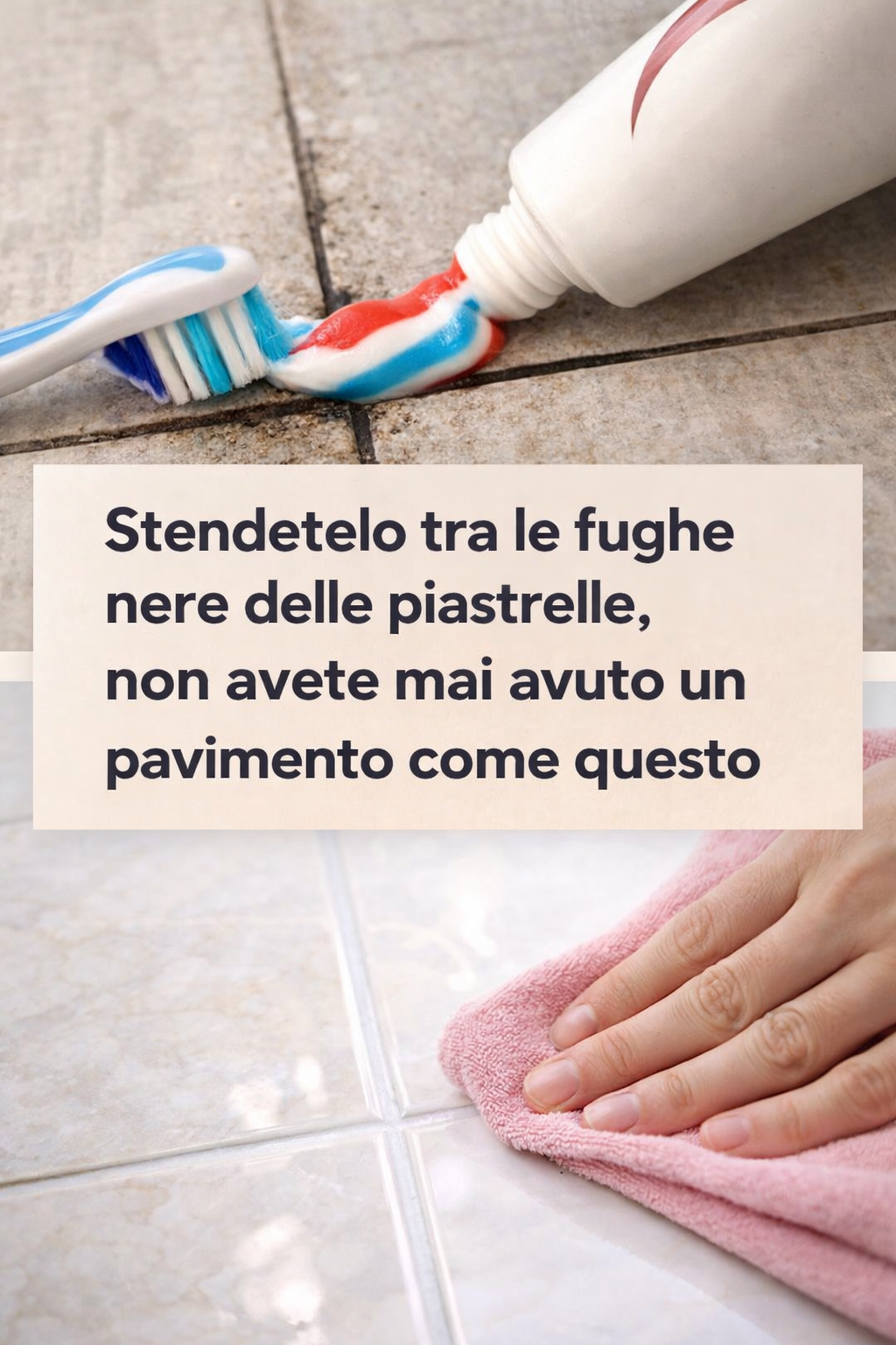 Stendetelo tra le fughe nere delle piastrelle, non avete mai avuto un pavimento come questo