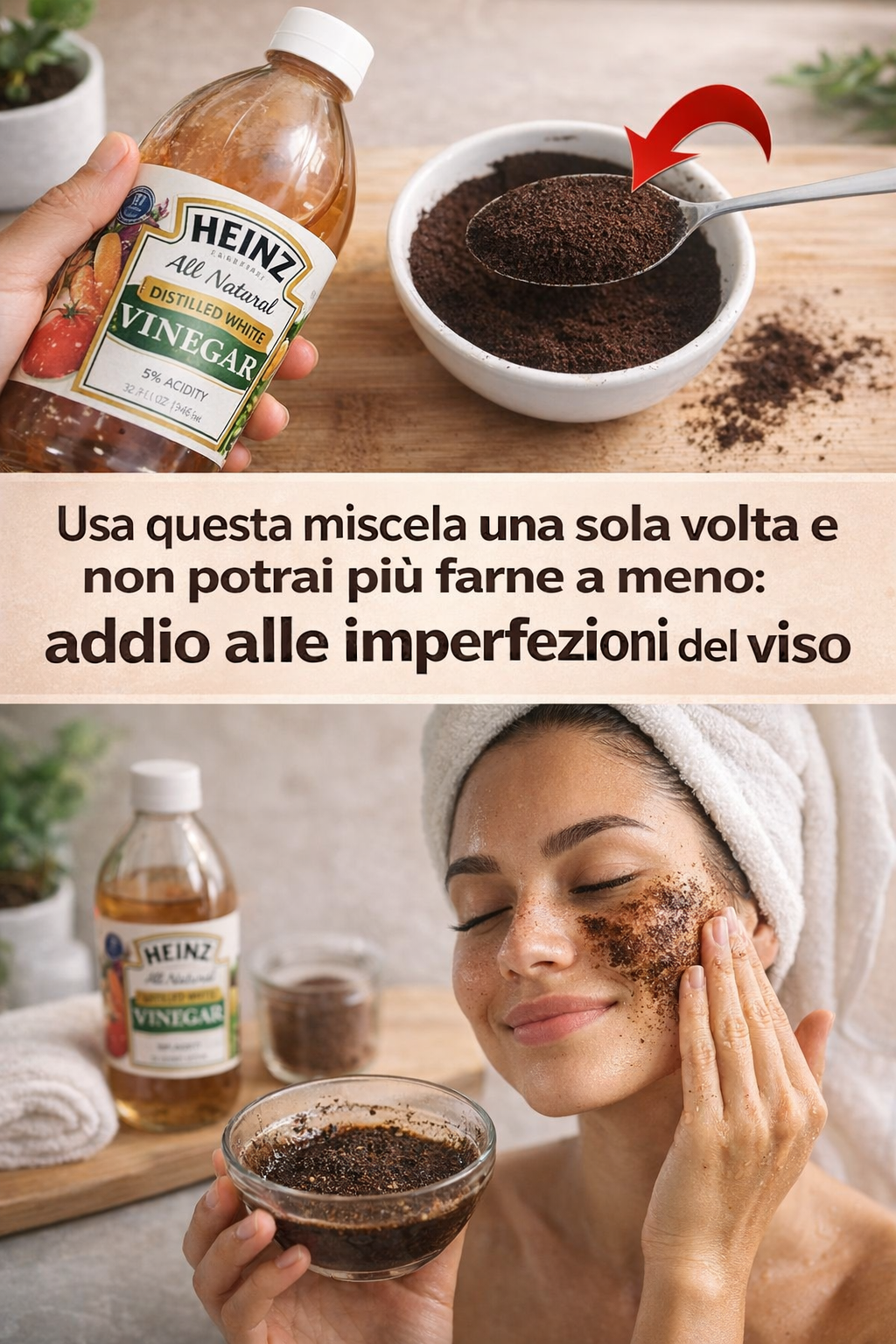 Usa questa miscela una sola volta e non potrai più farne a meno: addio alle imperfezioni del viso