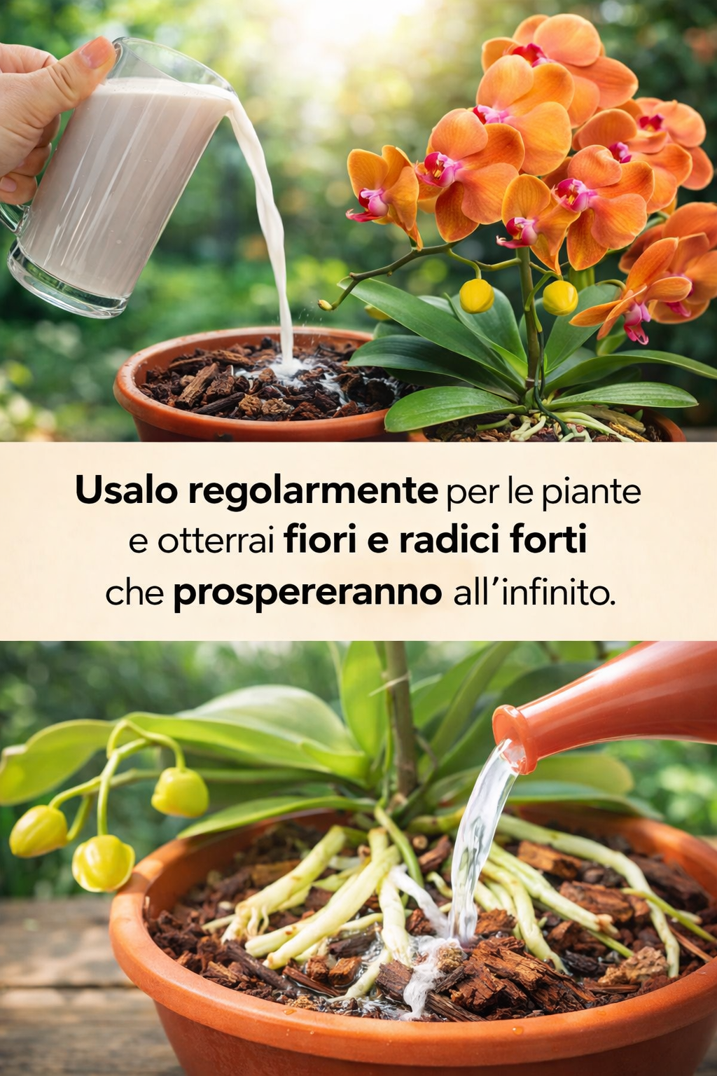 Usalo regolarmente per le piante e otterrai fiori e radici forti che prospereranno all’infinito.