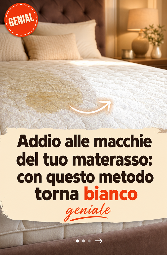 Addio alle macchie del tuo materasso: con questo metodo torna bianco