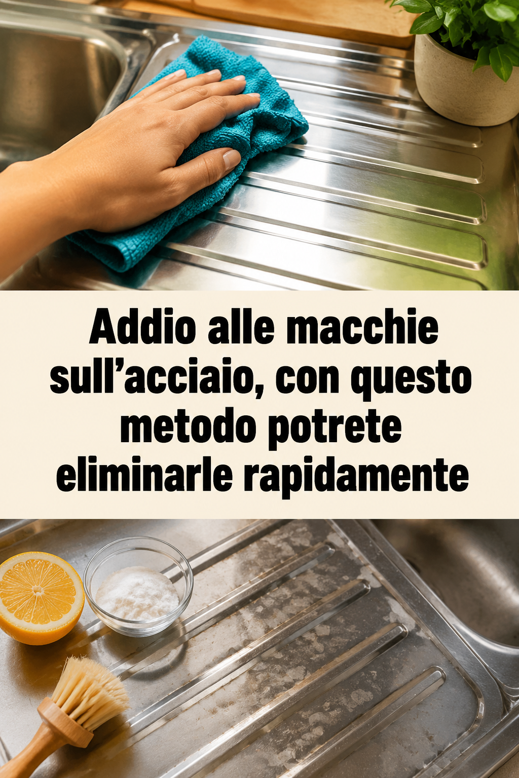 Addio alle macchie sull’acciaio, con questo metodo potrete eliminarle rapidamente
