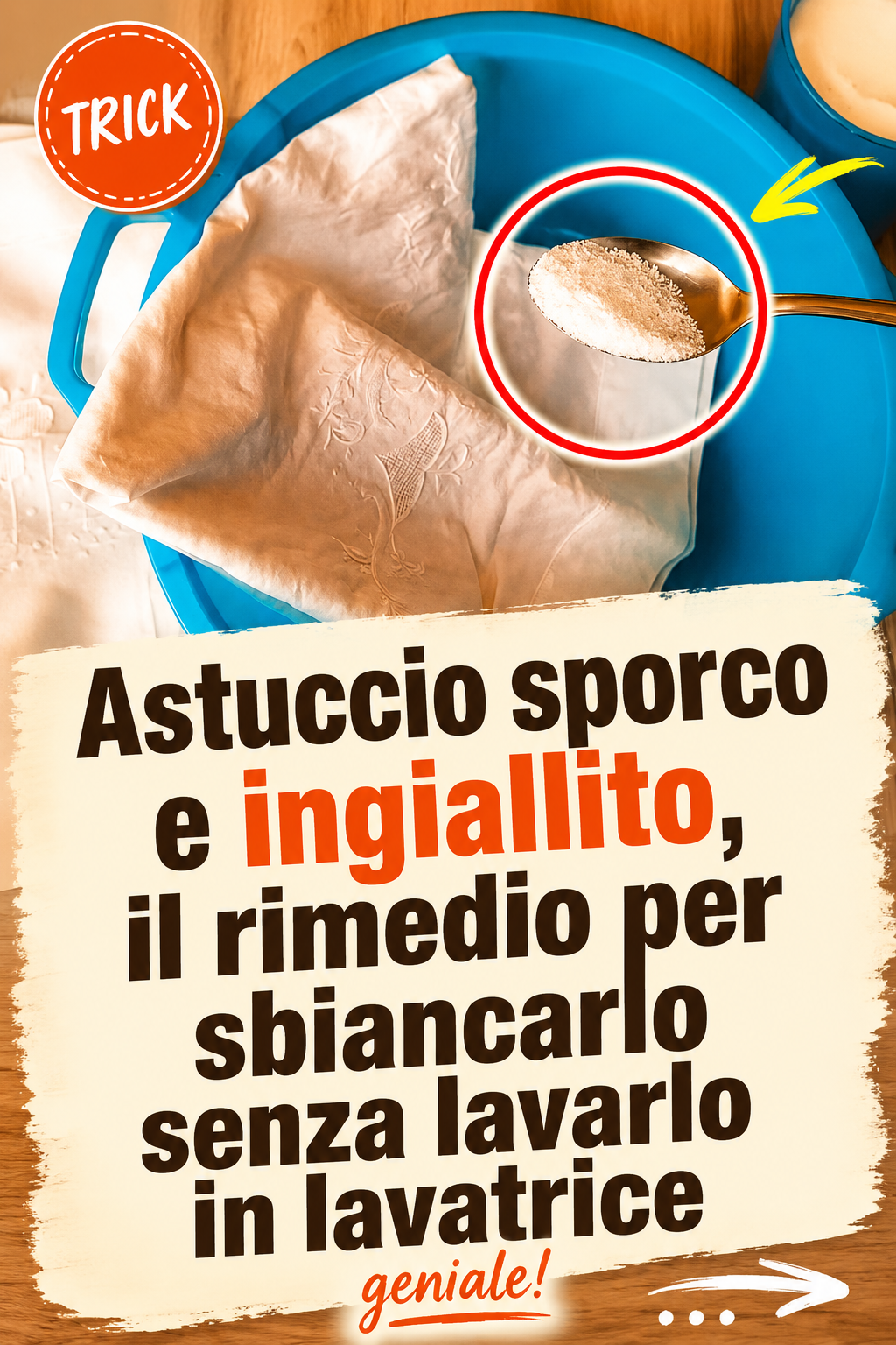 Astuccio sporco e ingiallito, il rimedio per sbiancarlo senza lavarlo in lavatrice