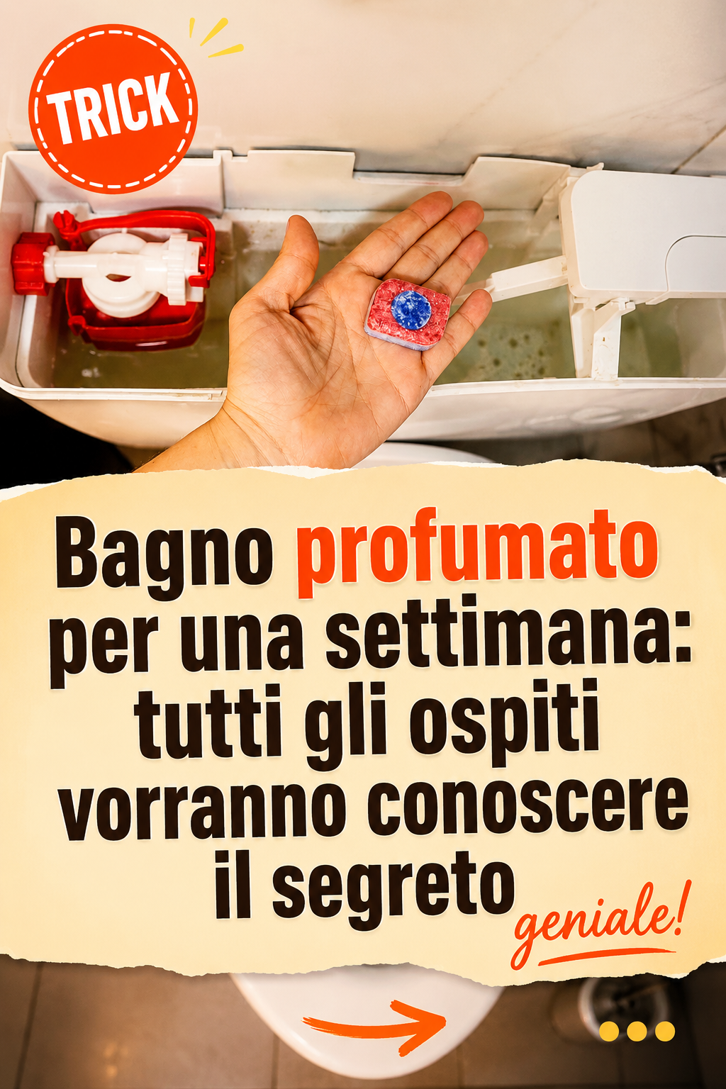 Bagno profumato per una settimana: tutti gli ospiti vorranno conoscere il segreto