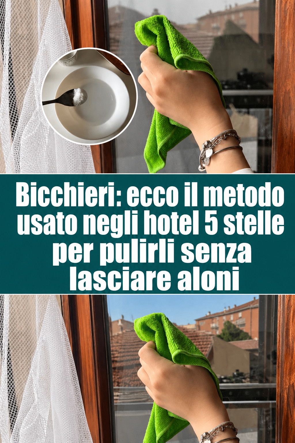 Bicchieri: ecco il metodo usato negli hotel 5 stelle per pulirli senza lasciare aloni