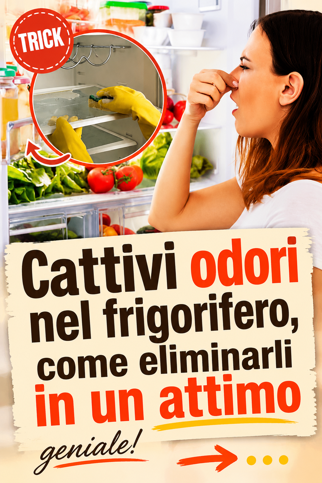 Cattivi odori nel frigorifero, come eliminarli in un attimo