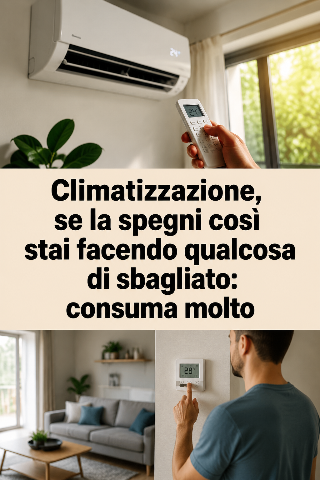 Climatizzazione, se la spegni così stai facendo qualcosa di sbagliato: consuma molto