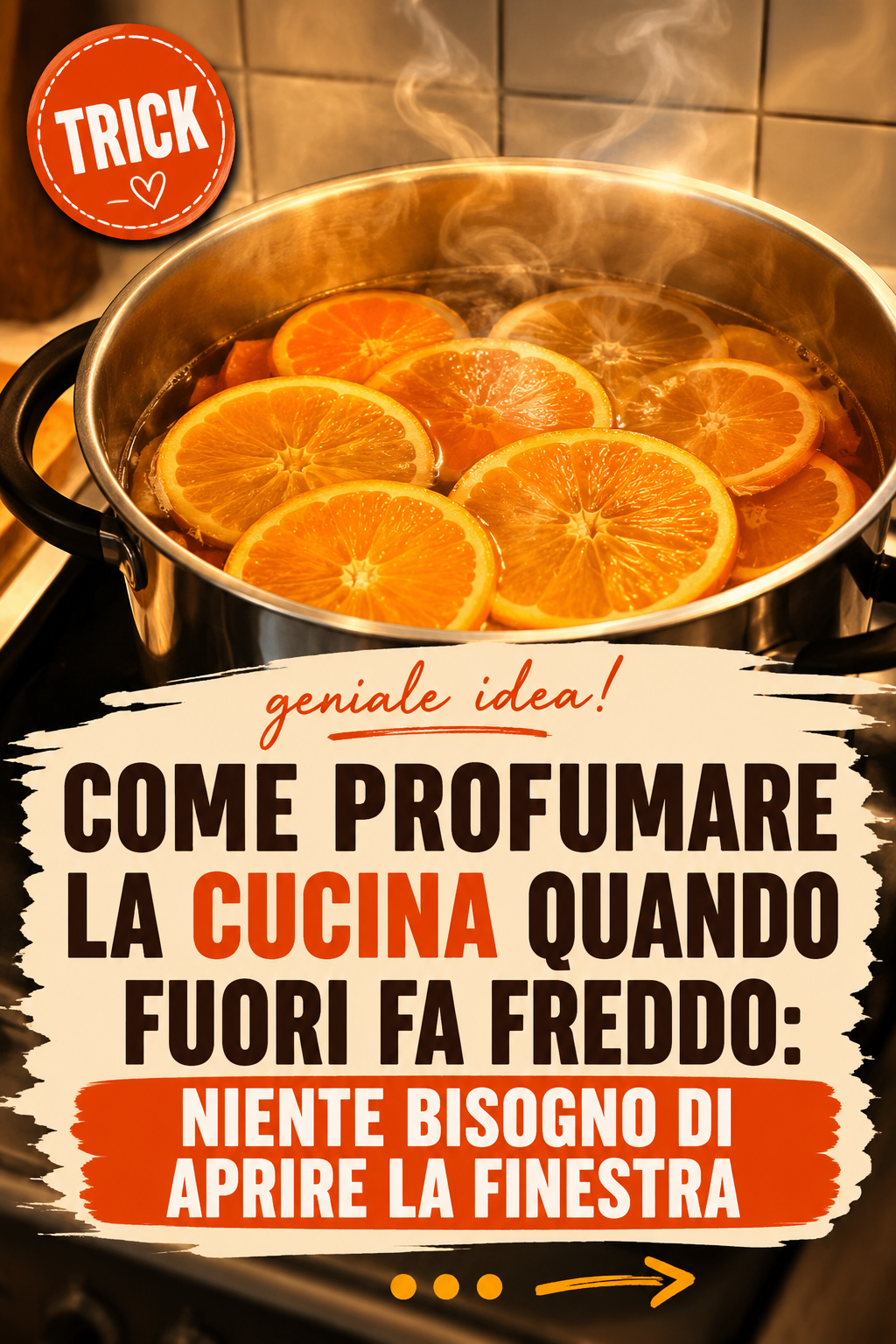 Come profumare la cucina quando fuori fa freddo: niente bisogno di aprire la finestra