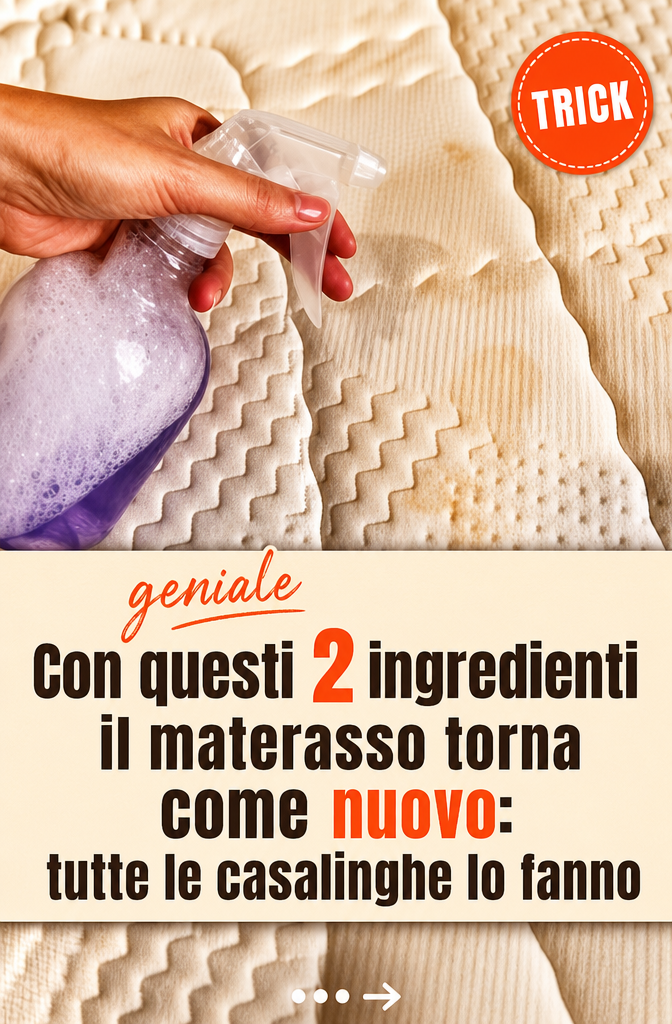 Con questi 2 ingredienti il materasso torna come nuovo: tutte le casalinghe lo fanno