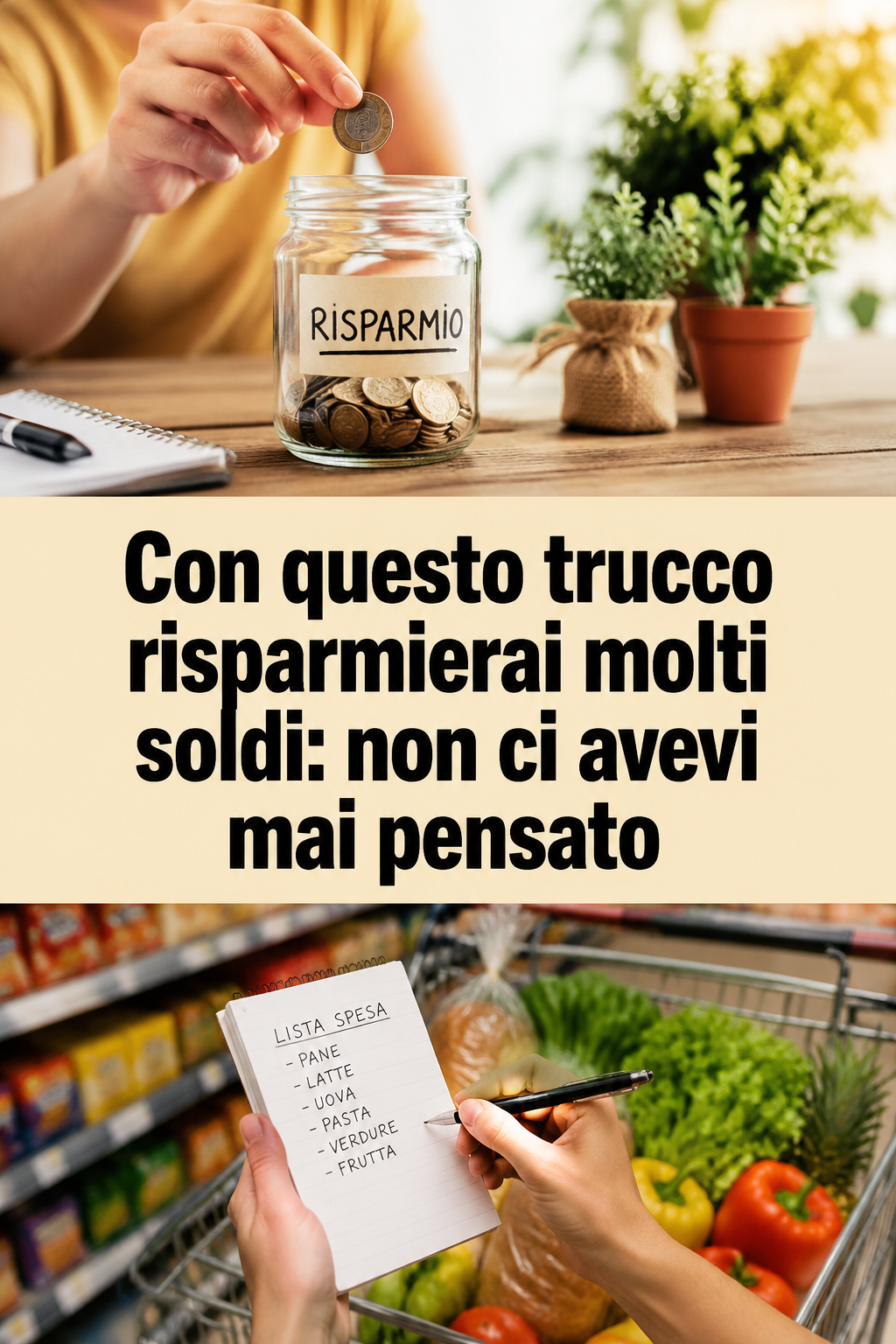 Con questo trucco risparmierai molti soldi: non ci avevi mai pensato