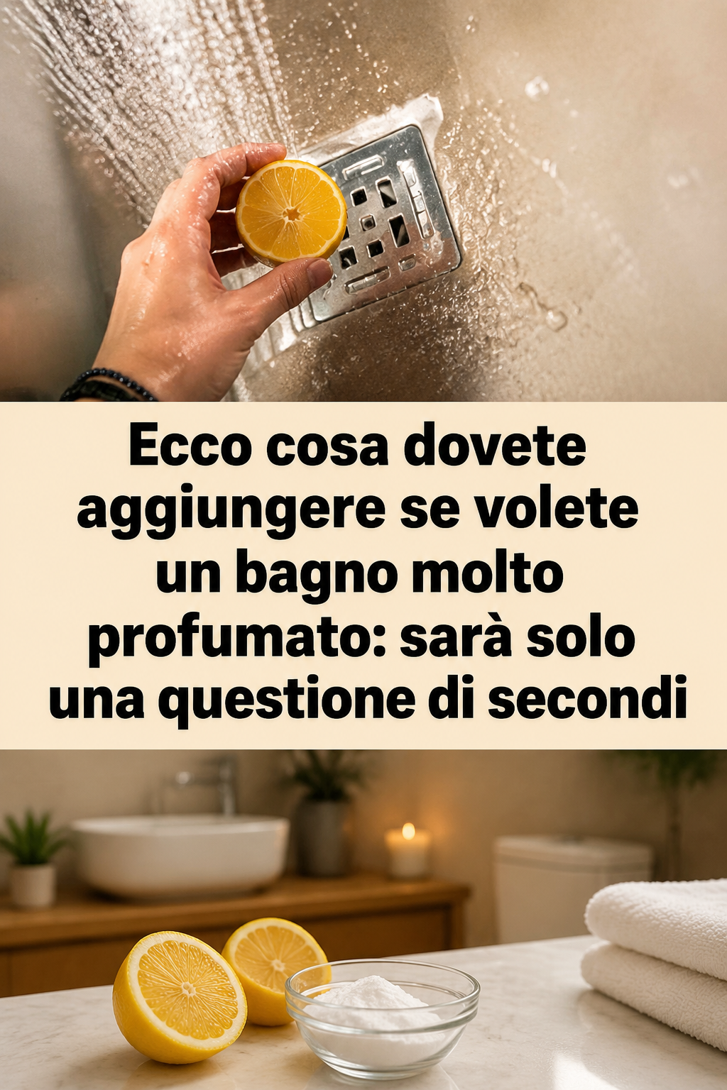 Ecco cosa dovete aggiungere se volete un bagno molto profumato: sarà solo una questione di secondi