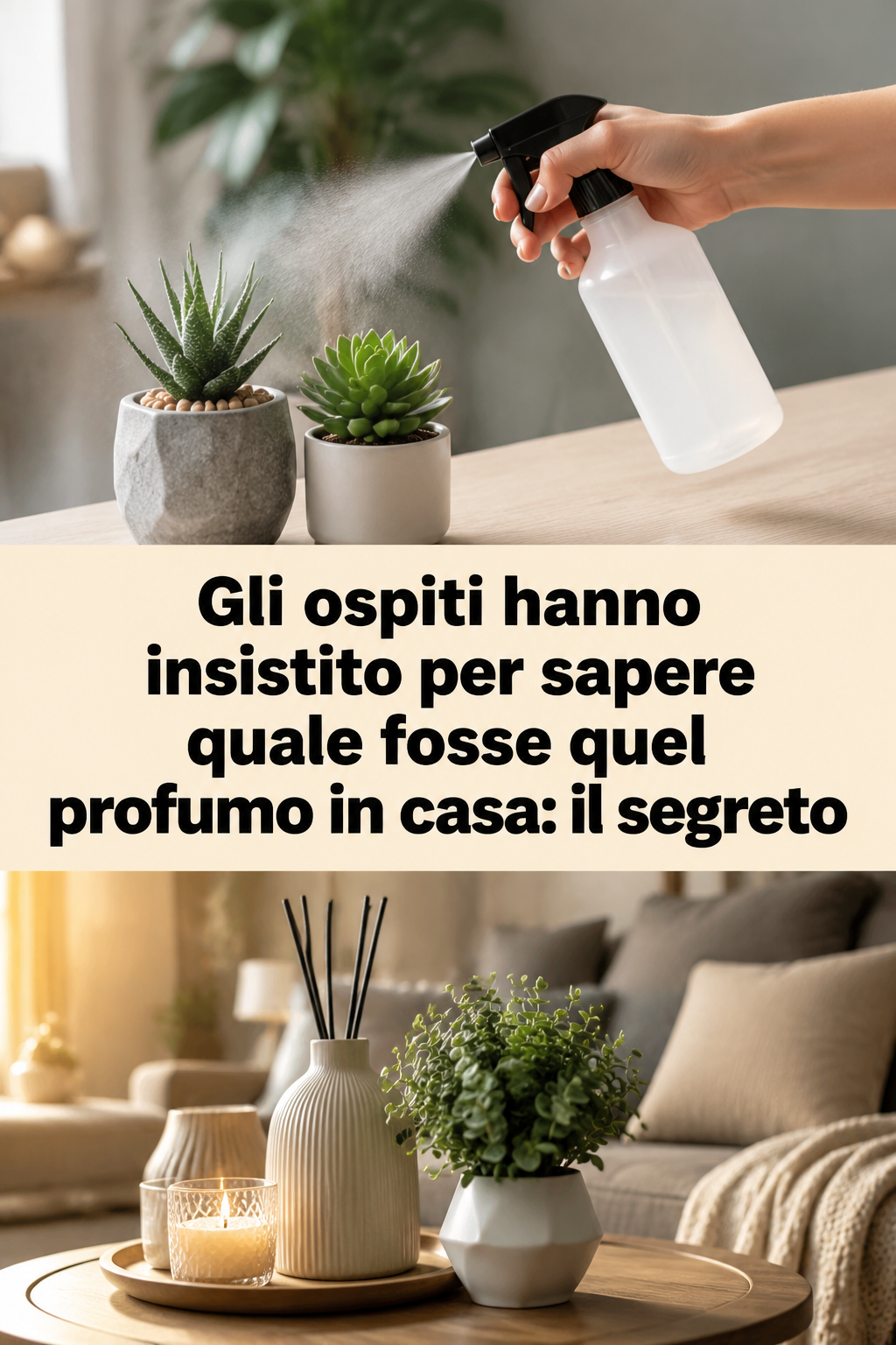 Gli ospiti hanno insistito per sapere quale fosse quel profumo in casa: il segreto