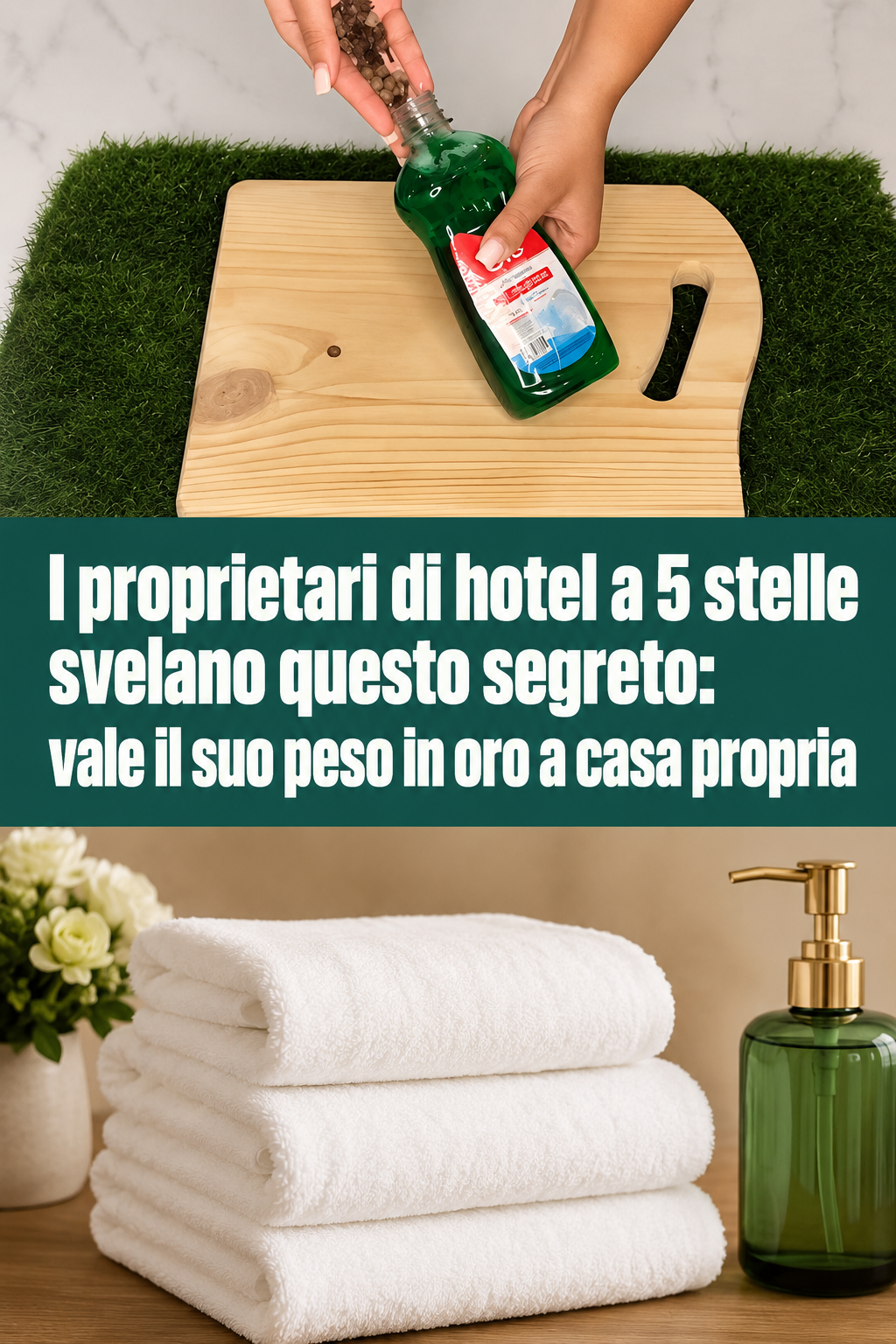 I proprietari di hotel a 5 stelle svelano questo segreto: vale il suo peso in oro a casa propria