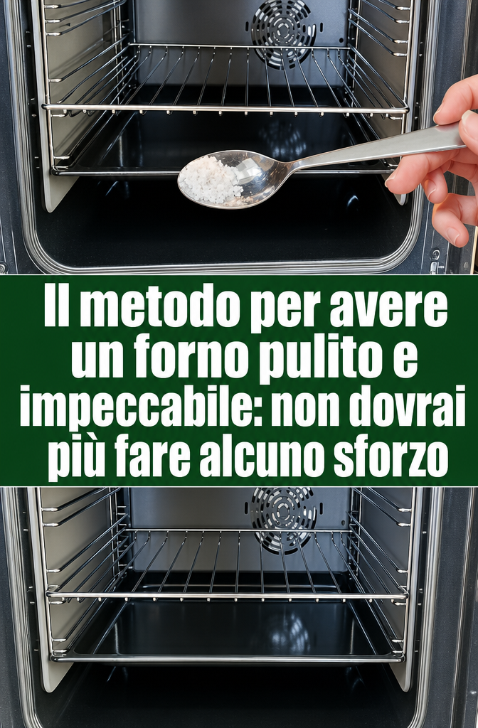 Il metodo per avere un forno pulito e impeccabile: non dovrai più fare alcuno sforzo