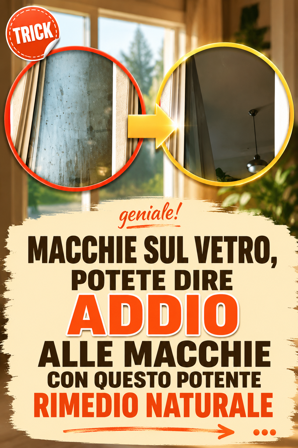 Macchie sul vetro, potete dire addio alle macchie con questo potente rimedio naturale