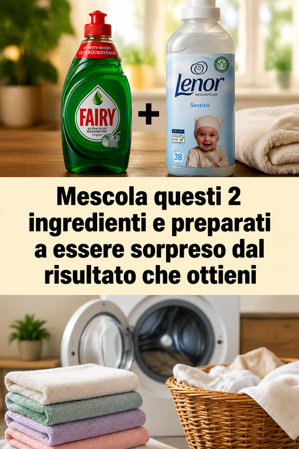 Mescola questi 2 ingredienti e preparati a essere sorpreso dal risultato che ottieni