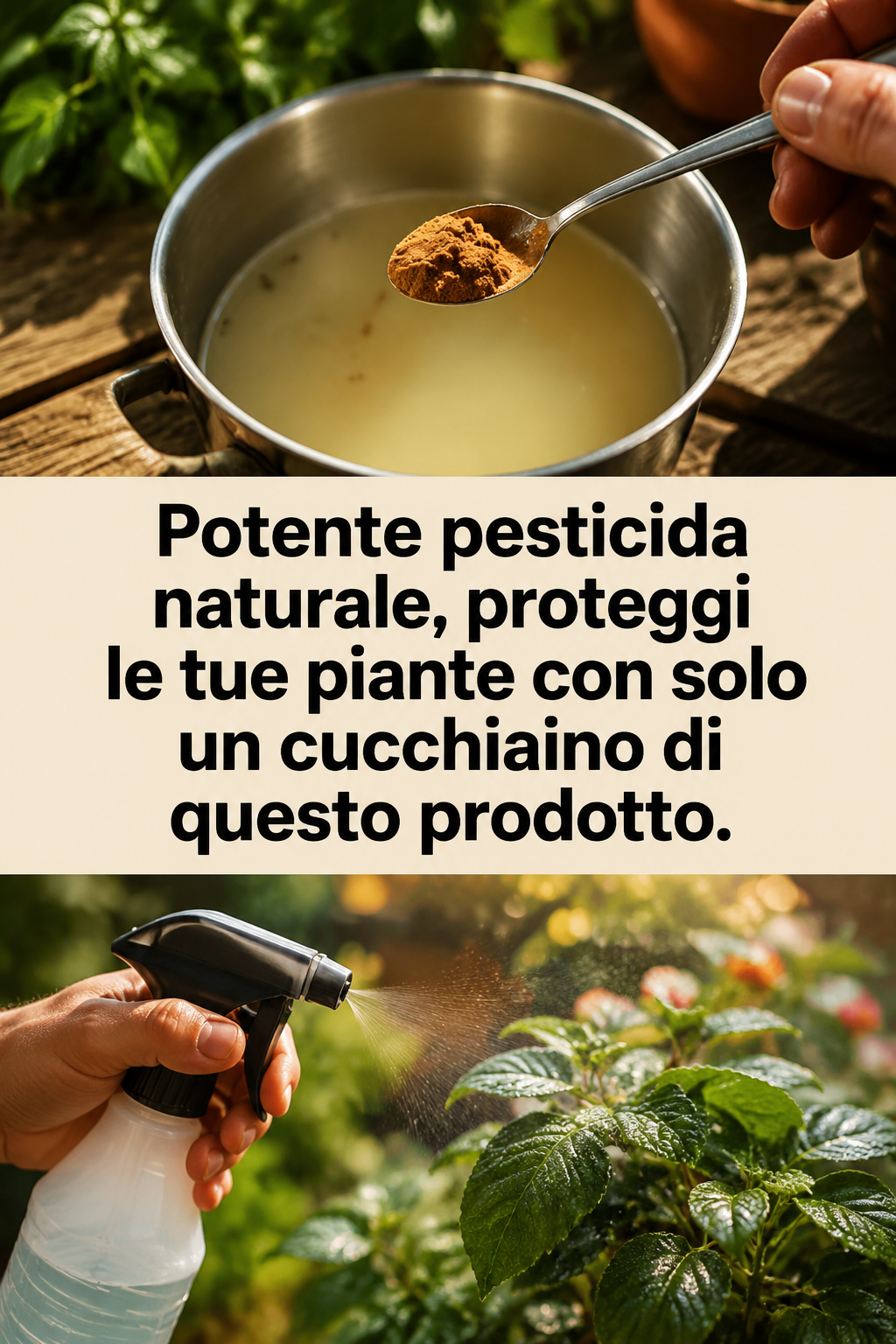 Potente pesticida naturale, proteggi le tue piante con solo un cucchiaino di questo prodotto.