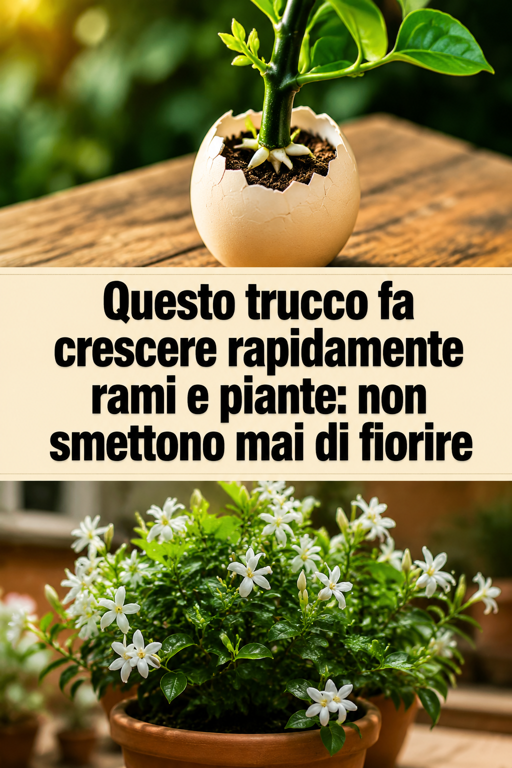 Questo trucco fa crescere rapidamente rami e piante: non smettono mai di fiorire