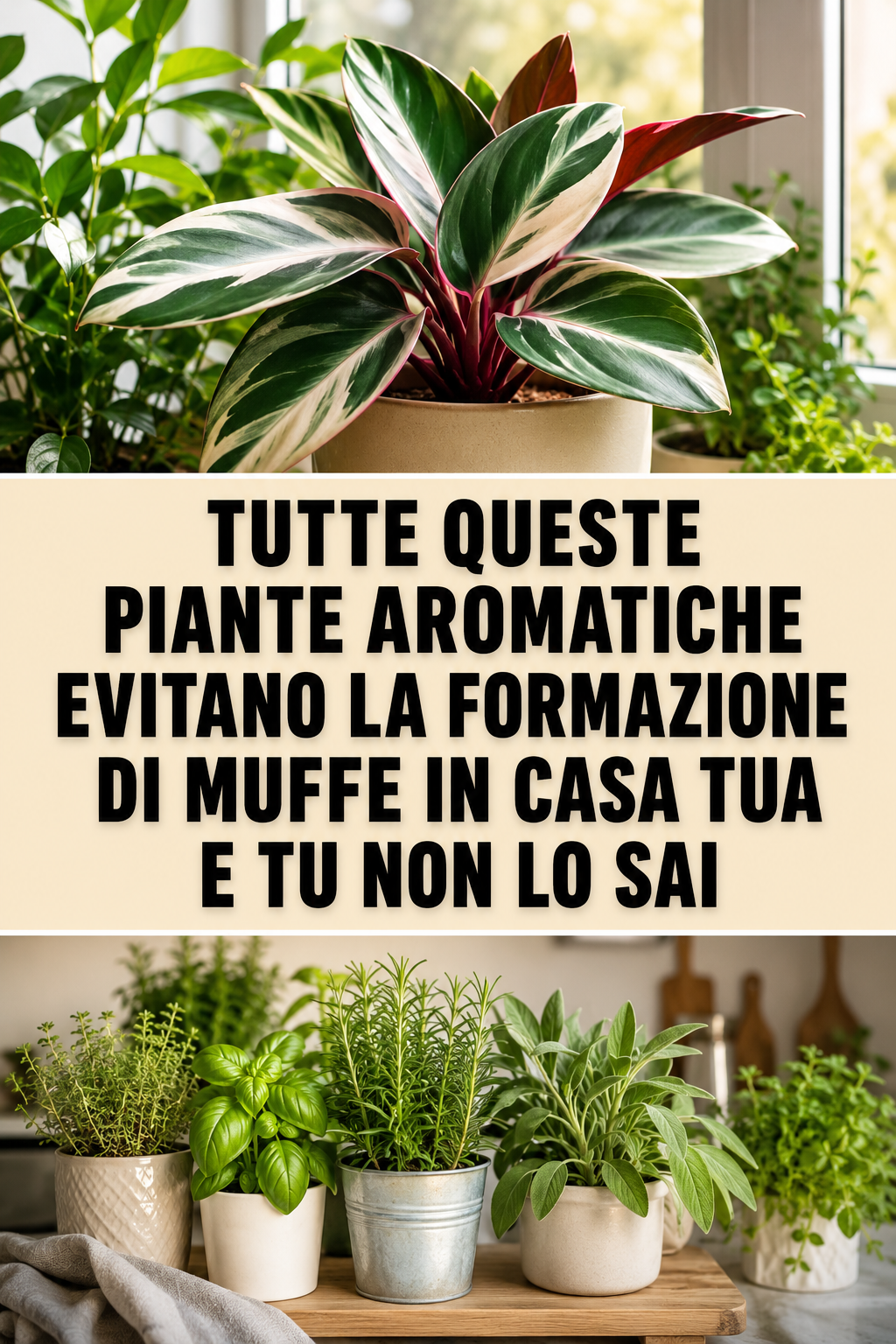 Tutte queste piante aromatiche evitano la formazione di muffe in casa tua e tu non lo sai