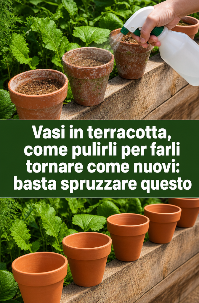 Vasi in terracotta, come pulirli per farli tornare come nuovi: basta spruzzare questo