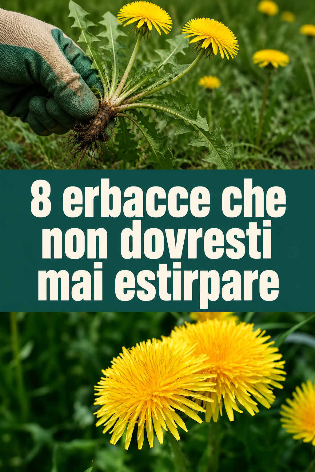 8 erbacce che non dovresti mai estirpare