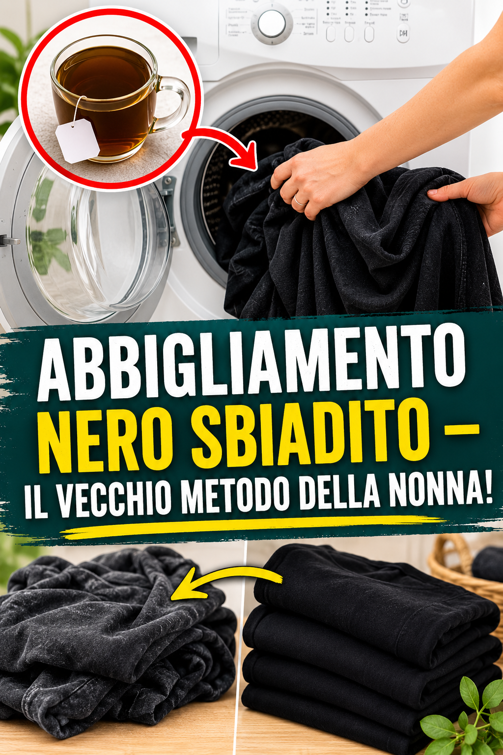 Abbigliamento nero sbiadito – il vecchio metodo della nonna!