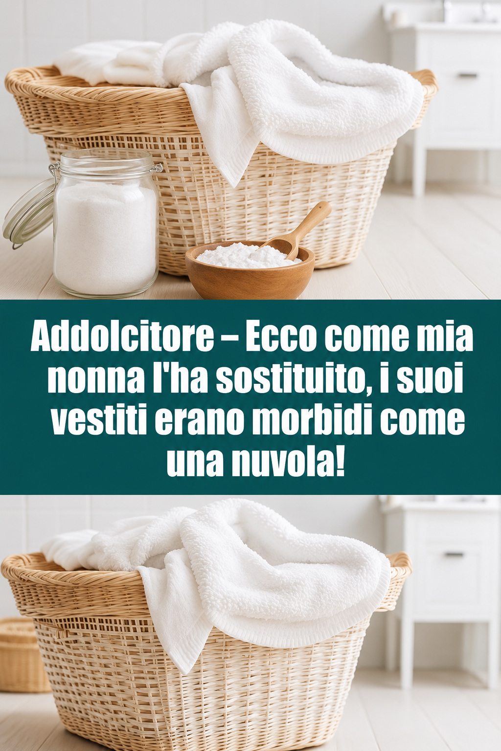 Addolcitore – Ecco come mia nonna l’ha sostituito, i suoi vestiti erano morbidi come una nuvola!