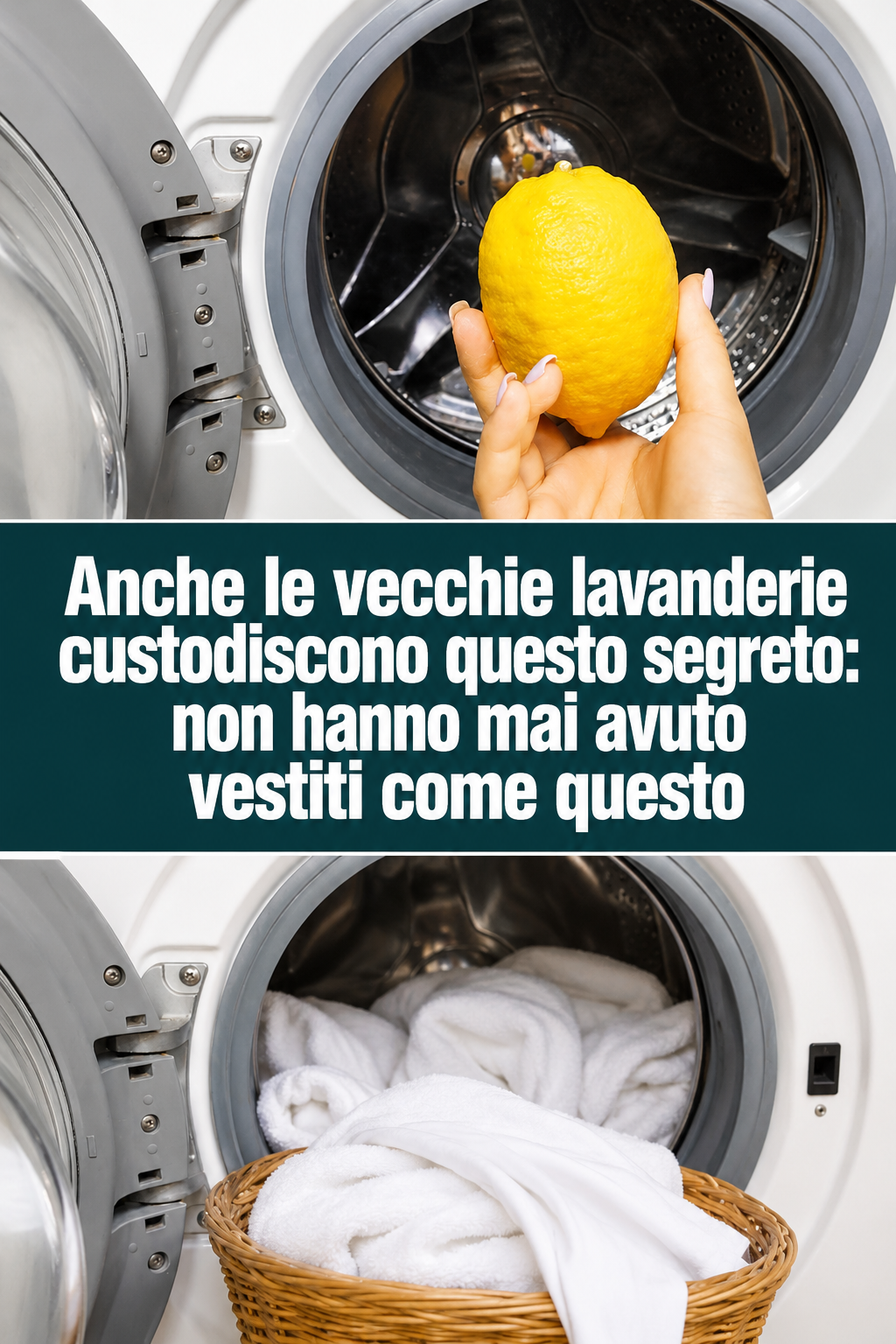 Anche le vecchie lavanderie custodiscono questo segreto: non hanno mai avuto vestiti come questo
