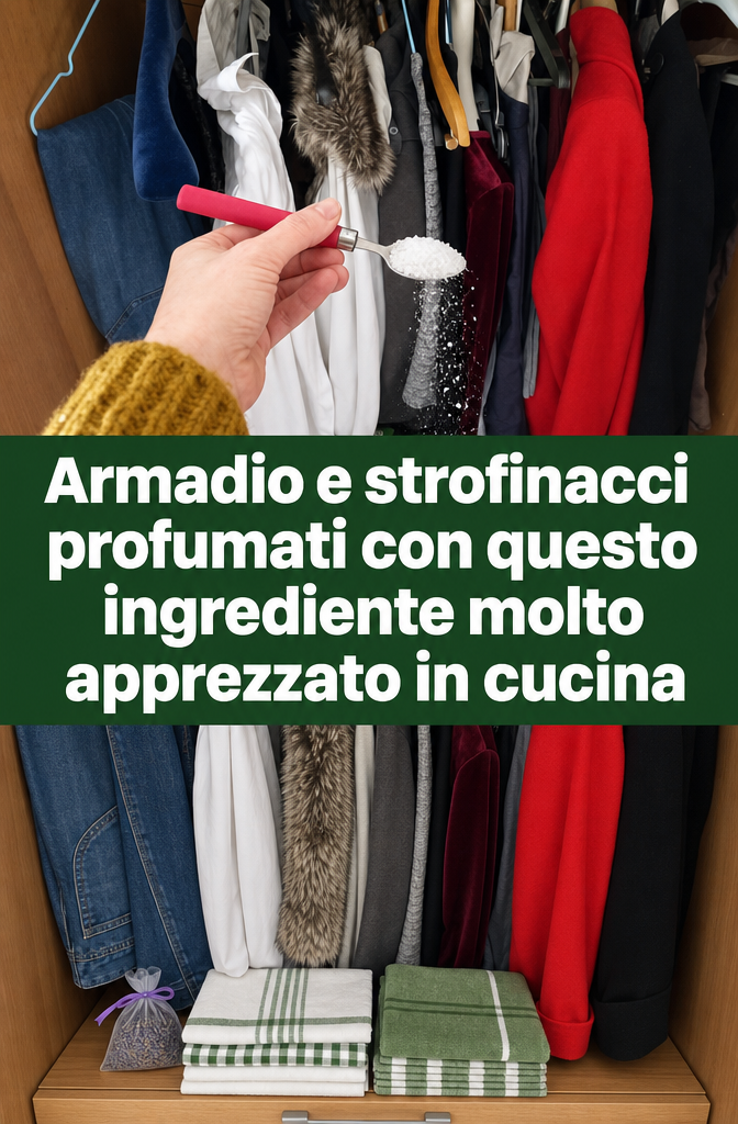 Armadio e strofinacci profumati con questo ingrediente molto apprezzato in cucina