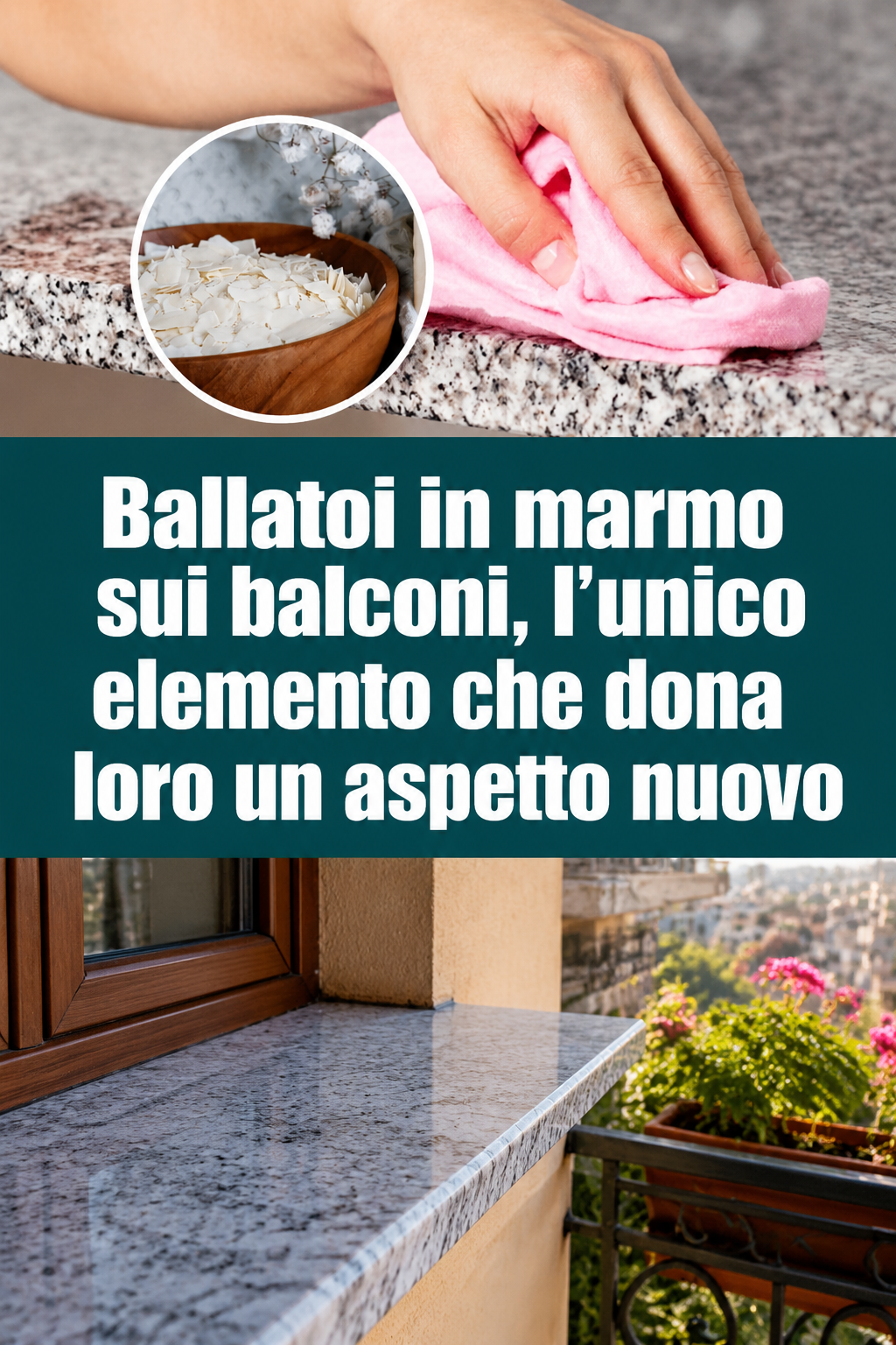 Ballatoi in marmo sui balconi, l’unico elemento che dona loro un aspetto nuovo
