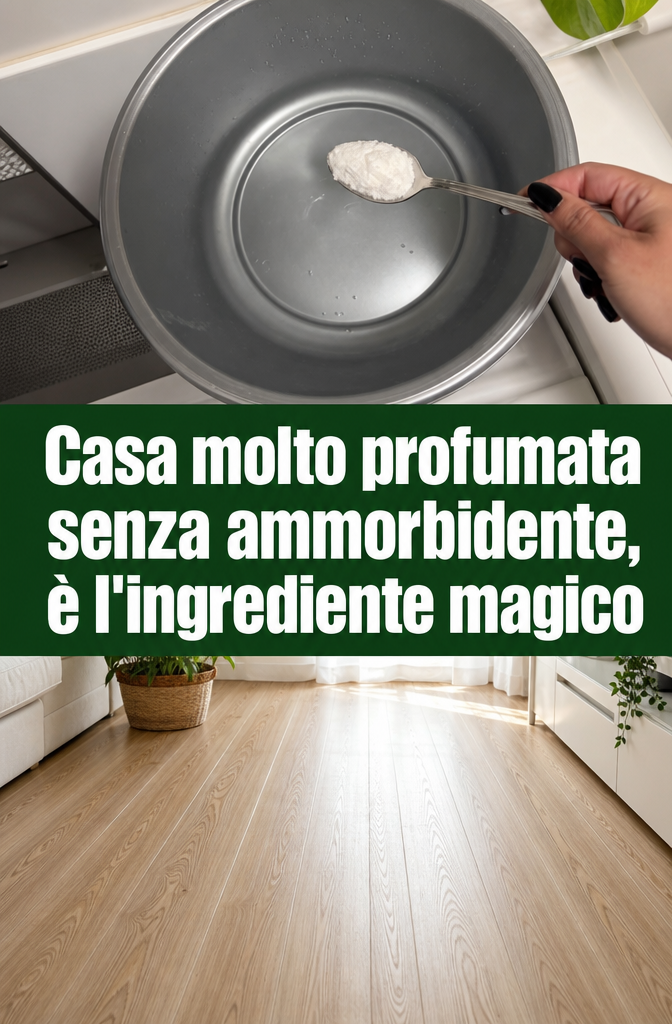 Casa molto profumata senza ammorbidente, è l’ingrediente magico
